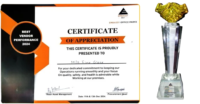 Best Performance Vendor Award 2024 – Embassy REIT