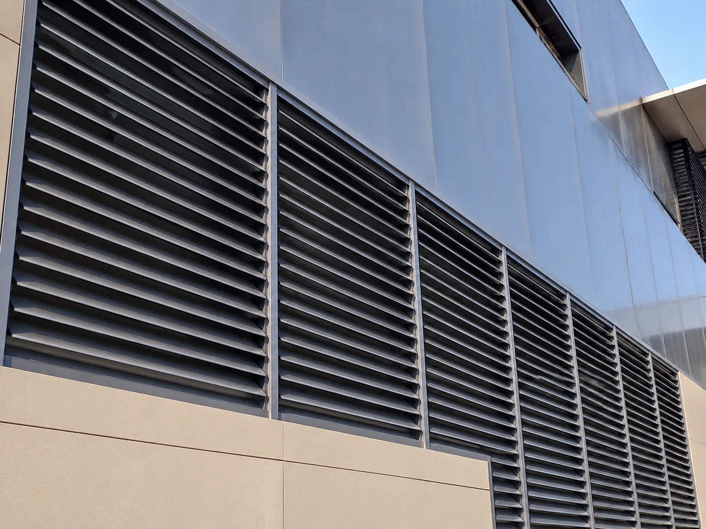 Aluminium Louvers & Sun Shading - Fixed & Operable Louvers by Fine Glaze