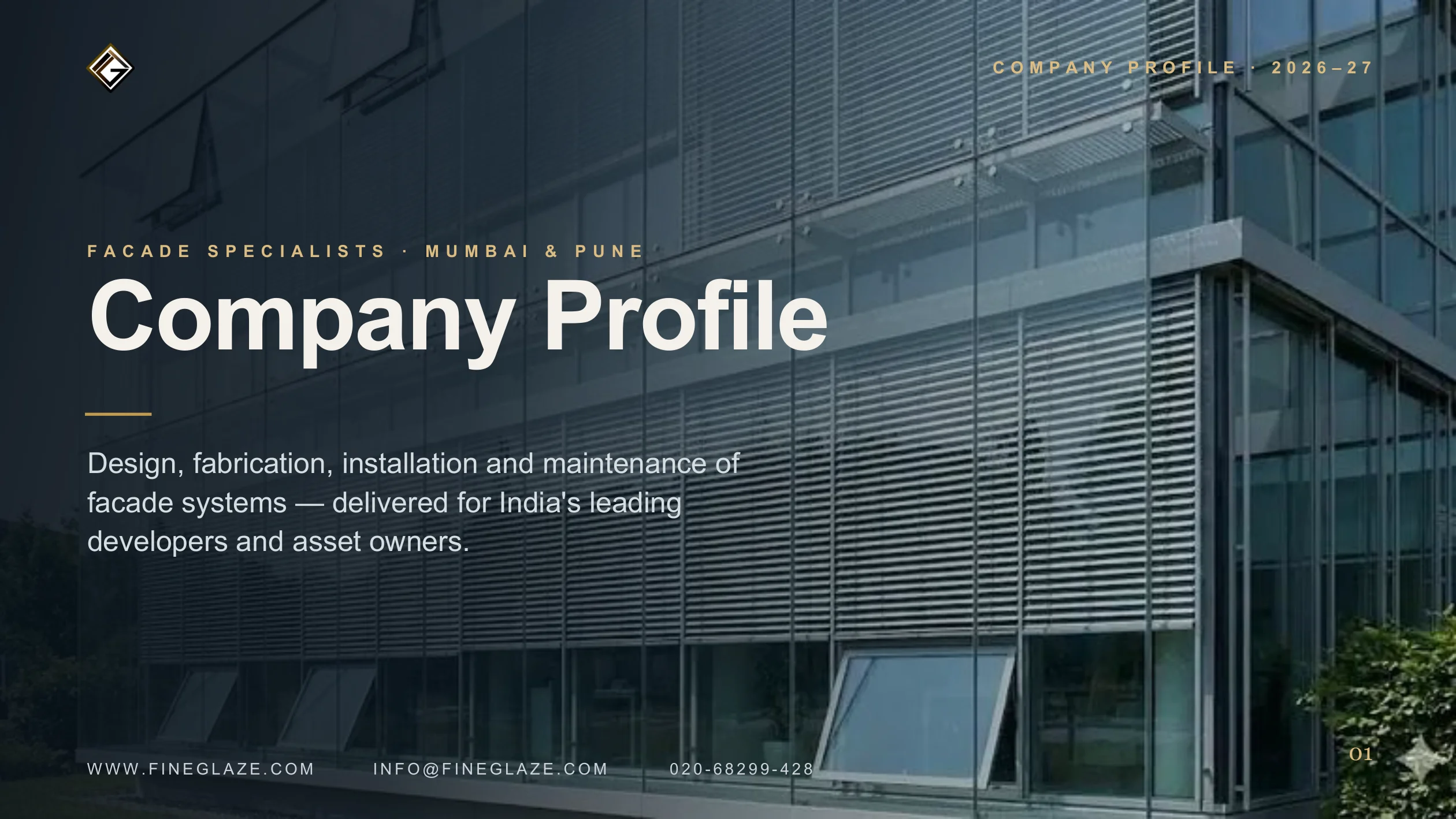 Fine Glaze Company Profile - Slide 1